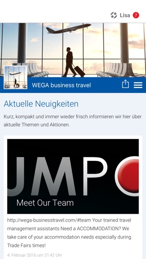 WEGA business travel