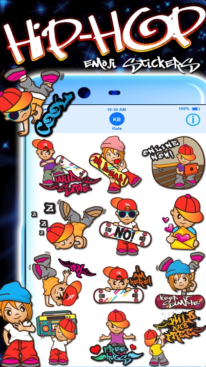 Hip-hop Emoji Stickers