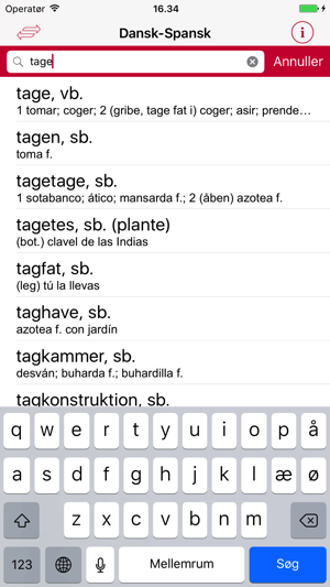 Gyldendal's Spanish Danish Dictionary - Large(圖2)-速報App