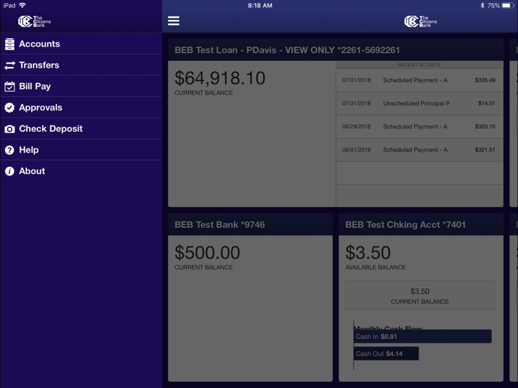 TCB Business for iPad