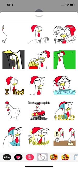 Chicken Bro 17 Sticker Pack(圖2)-速報App