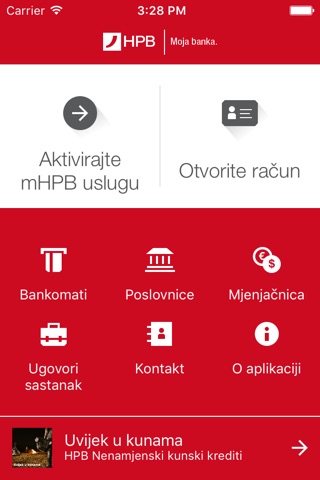 HPB mobilno bankarstvo screenshot 3