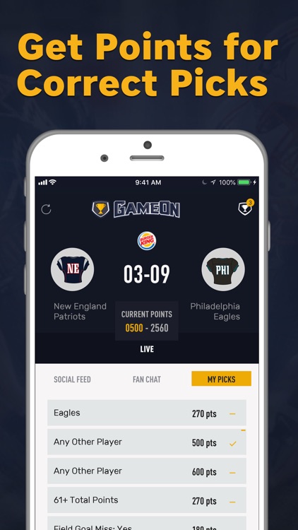 GameOn - Sports Picks