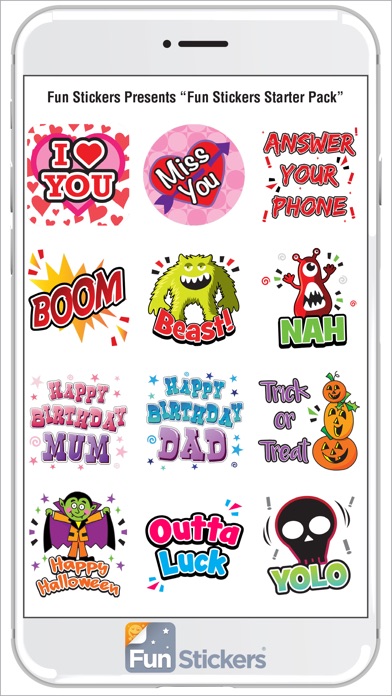 Fun Stickers Starter Pack screenshot 2