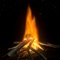 Log Fire uses realistic physics to simulate an actual log fire