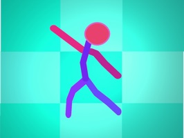 Dancing stick figures