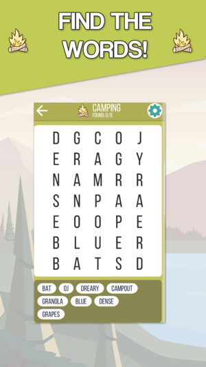 Camping Fun - Word Search(圖2)-速報App