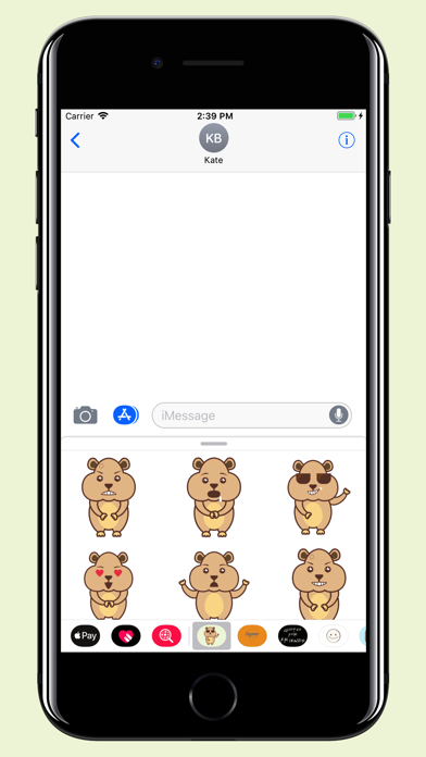 Hamster pet - stickers & emoji screenshot 2