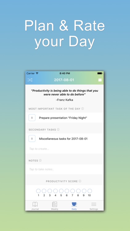 Productivity Journal screenshot-3