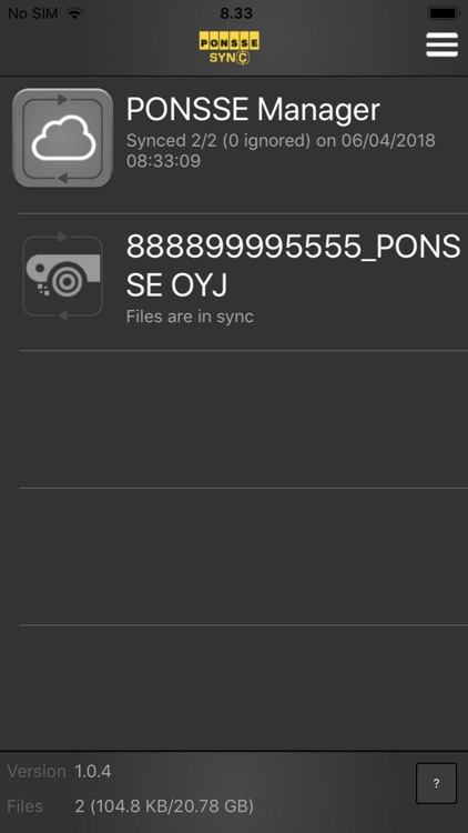 PONSSE Sync screenshot-4
