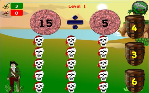 Games Math Pirate Trainer Kids - náhled
