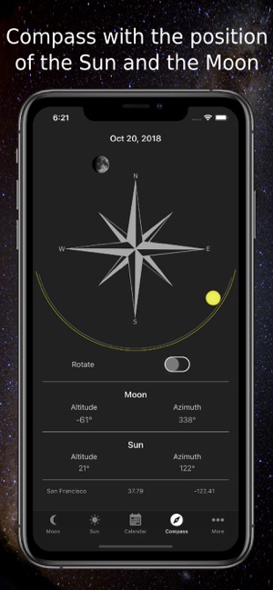 Moon Phase Calendar & Compass(圖4)-速報App