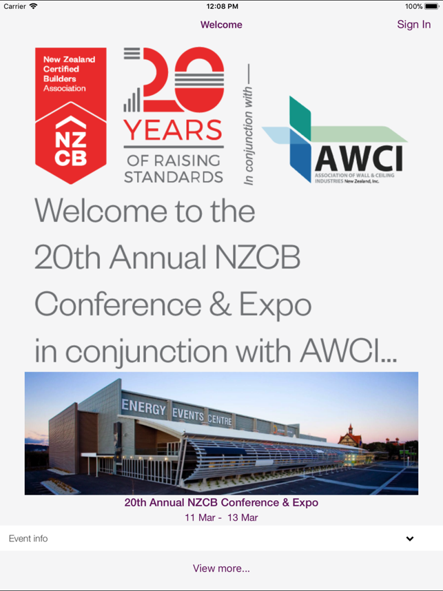 Nzcb And Awci Conference On The App Store