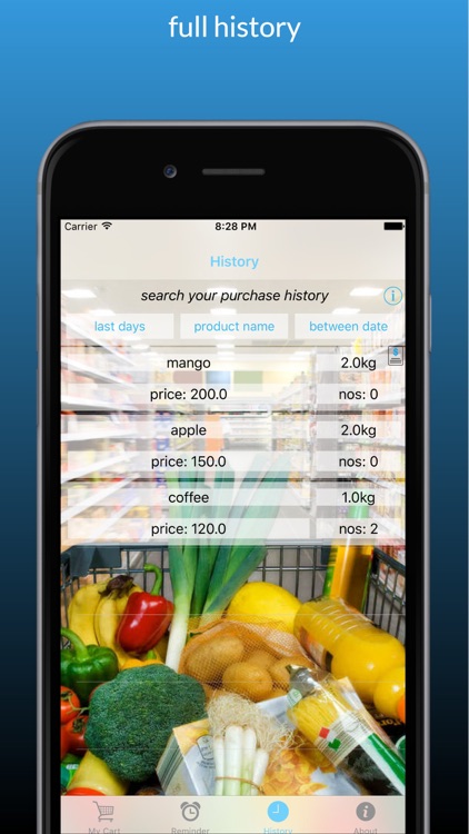 Shopping Cart Expense Tracker screenshot-4