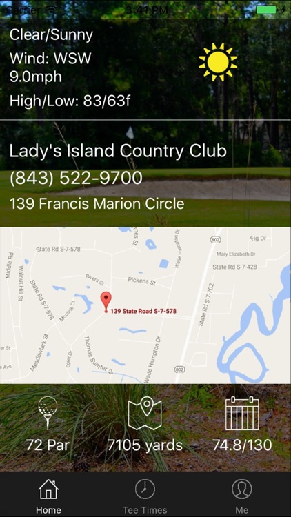 Lady's Island Golf Tee Times