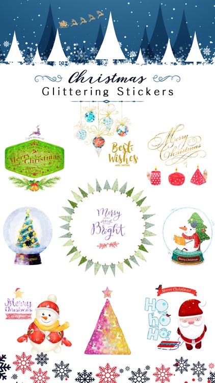 Animated Glittering Christmas