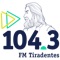 A rádio Tiradentes FM 104