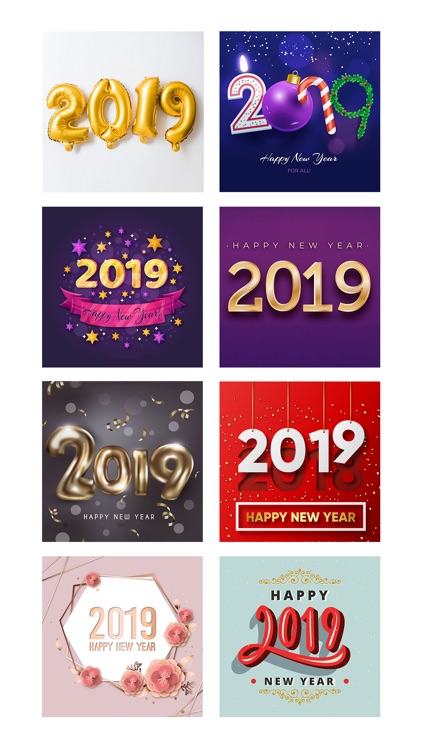 2019 New Year - Stickers