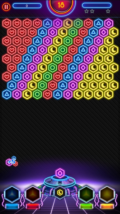 Neon Bubble Pop screenshot-4