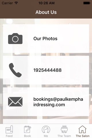 Paul Kemp Hairdressing screenshot 3