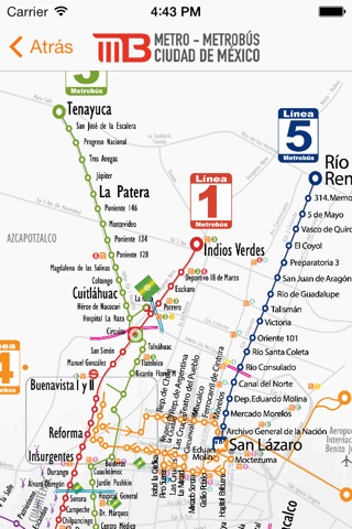 Metro - Metrobús México screenshot 4