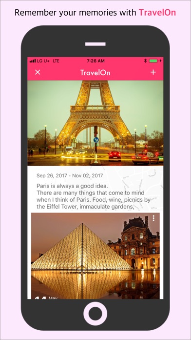 TravelOn - Travel Diary screenshot 2