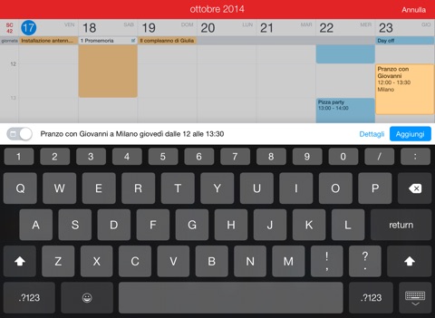 Fantastical 2 for iPad screenshot 3