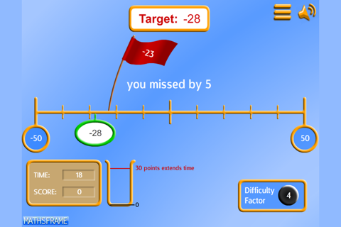 Numbers on a numberline screenshot 4