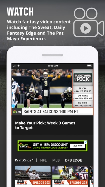 DK Live - Fantasy Sports News screenshot-4