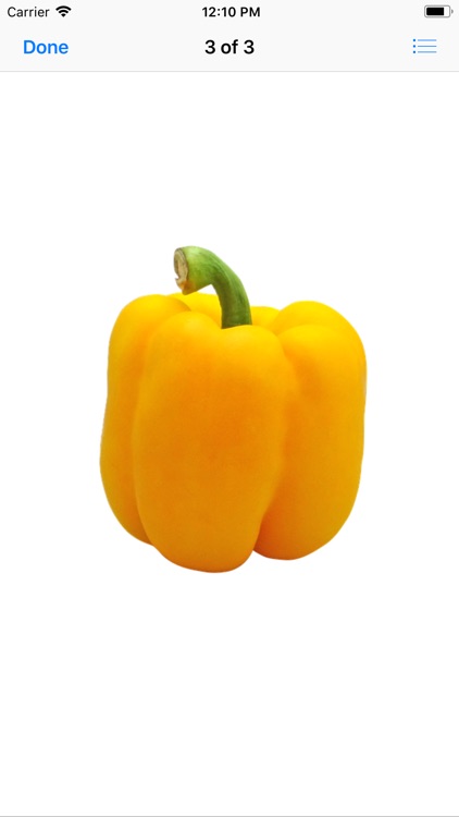 Bell Pepper Stickers