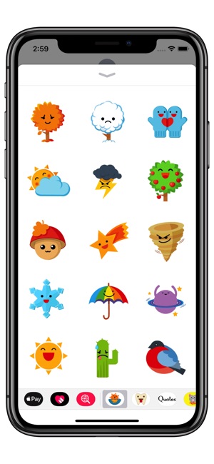 Weather stickers - Sun emoji(圖2)-速報App