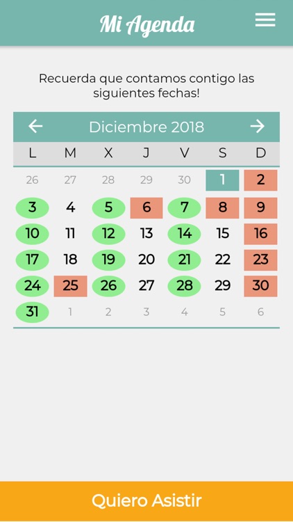 Fergus Fit:Gestión asistencias