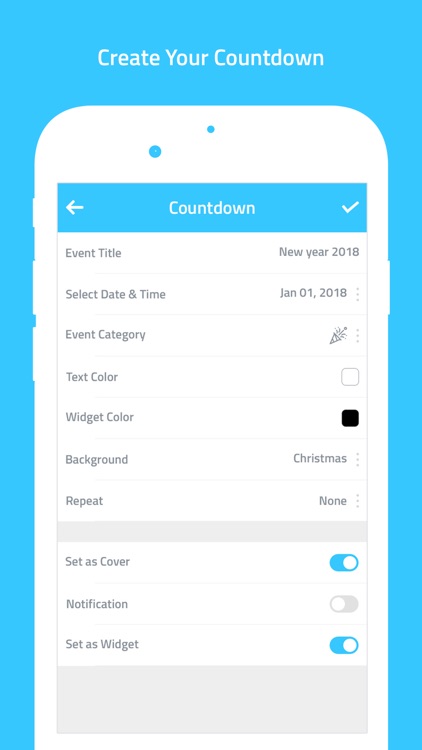 Countdown Event - Widget Maker