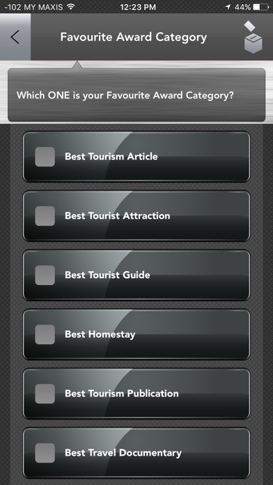 My Tourism Awards screenshot 3