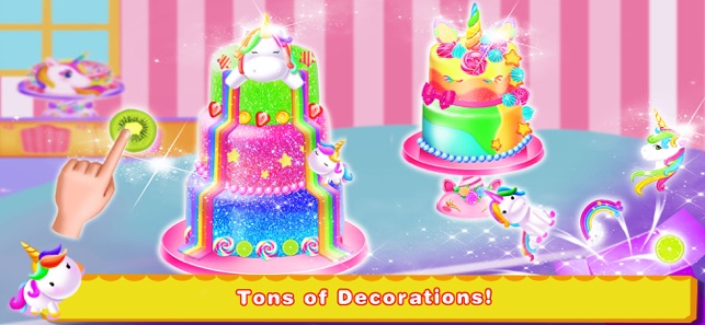 Unicorn Food-Cake Bakery Games(圖4)-速報App