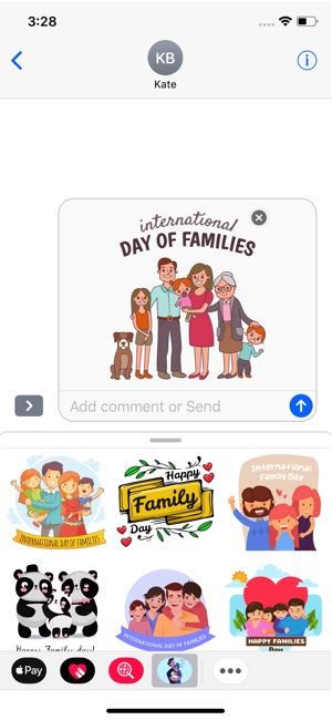 Family Day Together Stickers(圖2)-速報App