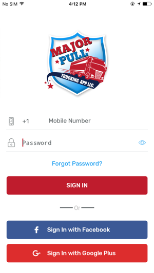 Major Pull Trucking App