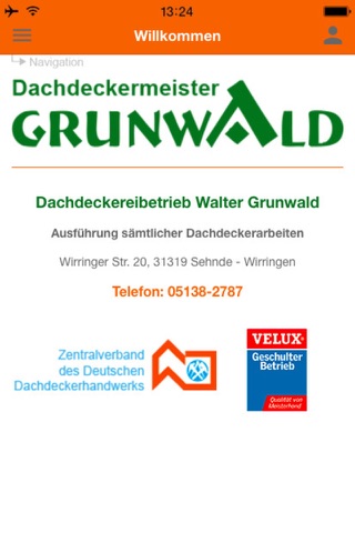 Dachdecker Grunwald screenshot 3