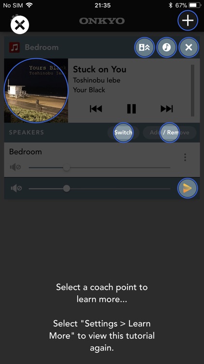 Onkyo Music Control App