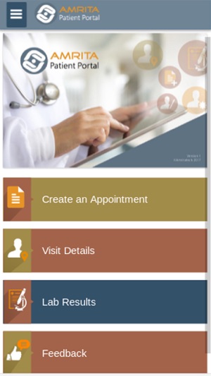 Amrita Patient Portal