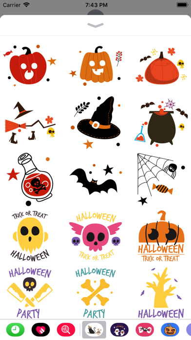 Lovely Halloween Stickers screenshot 2