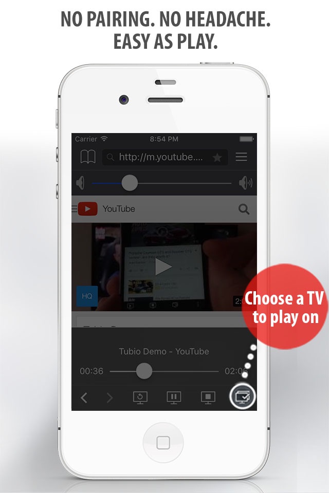 Tubio - Cast Web Videos to TV screenshot 3
