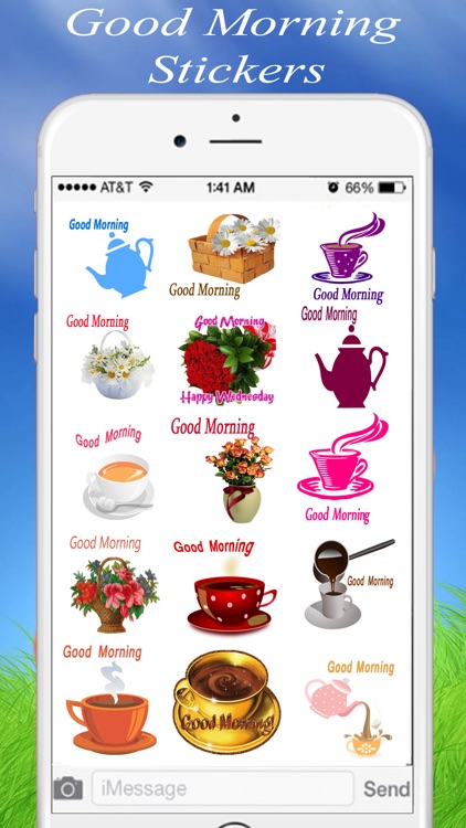 Good Morning Stickers for iMessage
