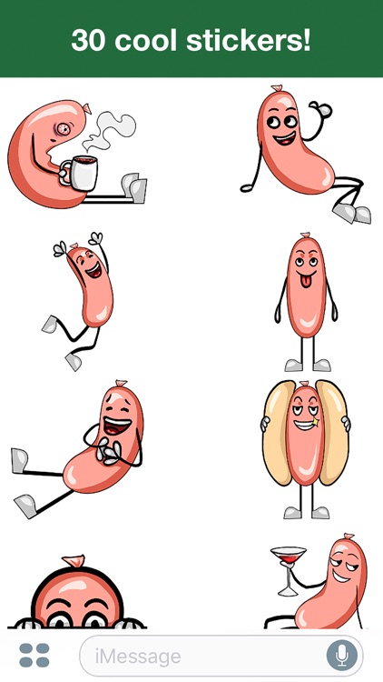 Hot Sausage - Cute stickers