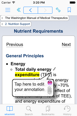 Washington Manual Med. Therap. screenshot 2