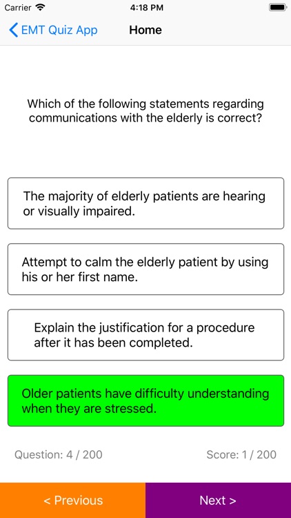 EMT Study Prep - Practice Quiz screenshot-3