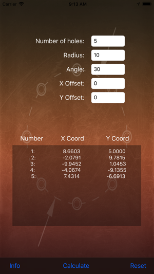 Bolt Hole Circle Calc Lite