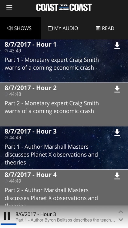Coast to Coast AM Insider