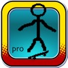 Stick-man Skateboard Extreme - Mini Pocket Skate Stick-man Skateboard Extreme - Mini Pocket Skate