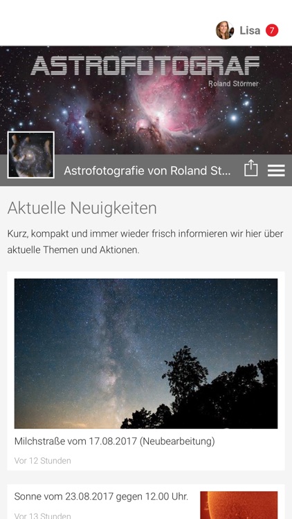 Astrofotografie Roland Störmer